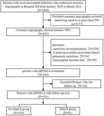Immune-inflammatory biomarkers for the occurrence of MACE in patients with myocardial infarction with non-obstructive coronary arteries